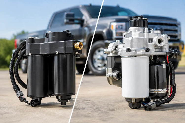 Airdog versus FASS Lift Pumps for Diesel Trucks