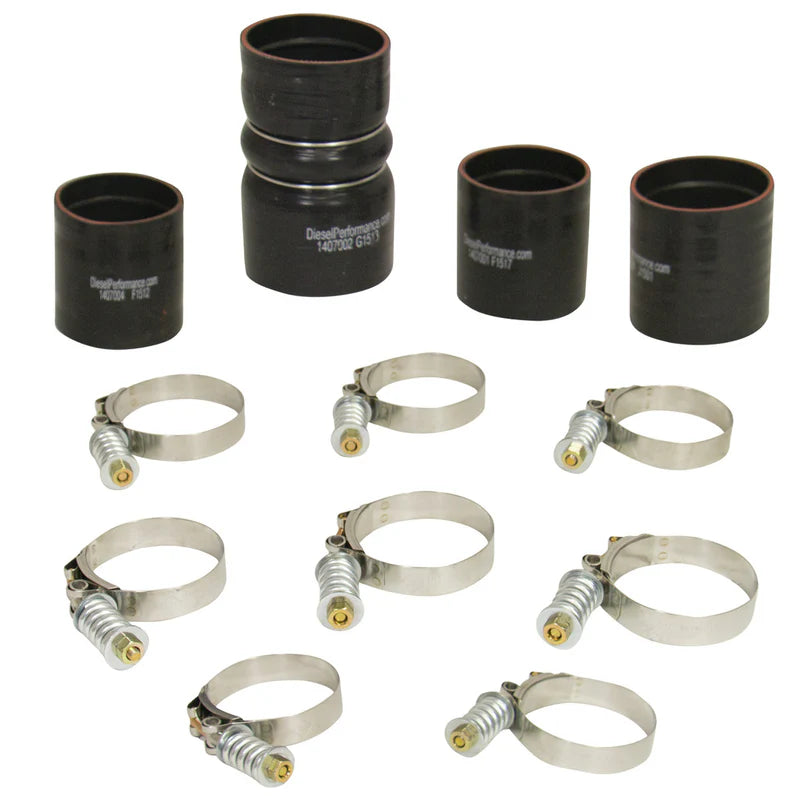 BD Diesel 1047037 Intercooler Hose & Clamp Kit Ford 6.4L Power Stroke 2008-2010