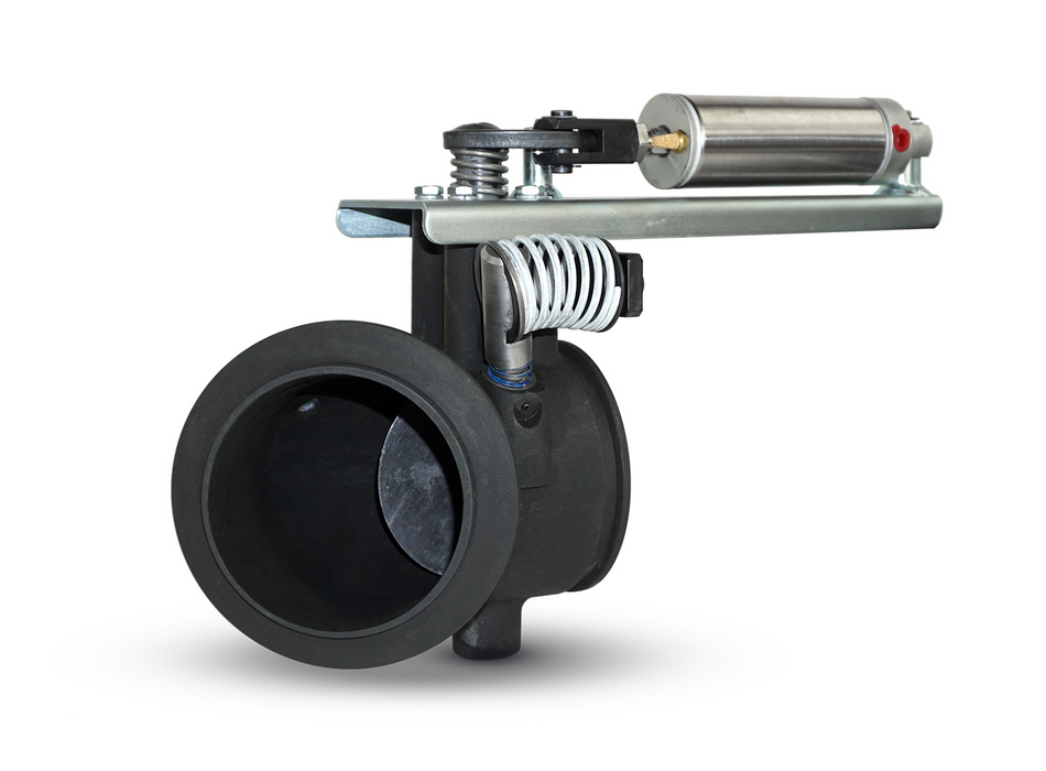 Pacbrake C40111 Direct Mount 4 inch PRXB Exhaust Brake Only for 04.5-07 Dodge/RAM Cummins 5.9L ISB