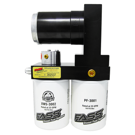 FASS Titanium Signature Series Diesel Fuel System 100GPH (16-18 PSI) for 2005-2018 & 2021-2024 Dodge/RAM Cummins 5.9L & 6.7L (TSD07100G)